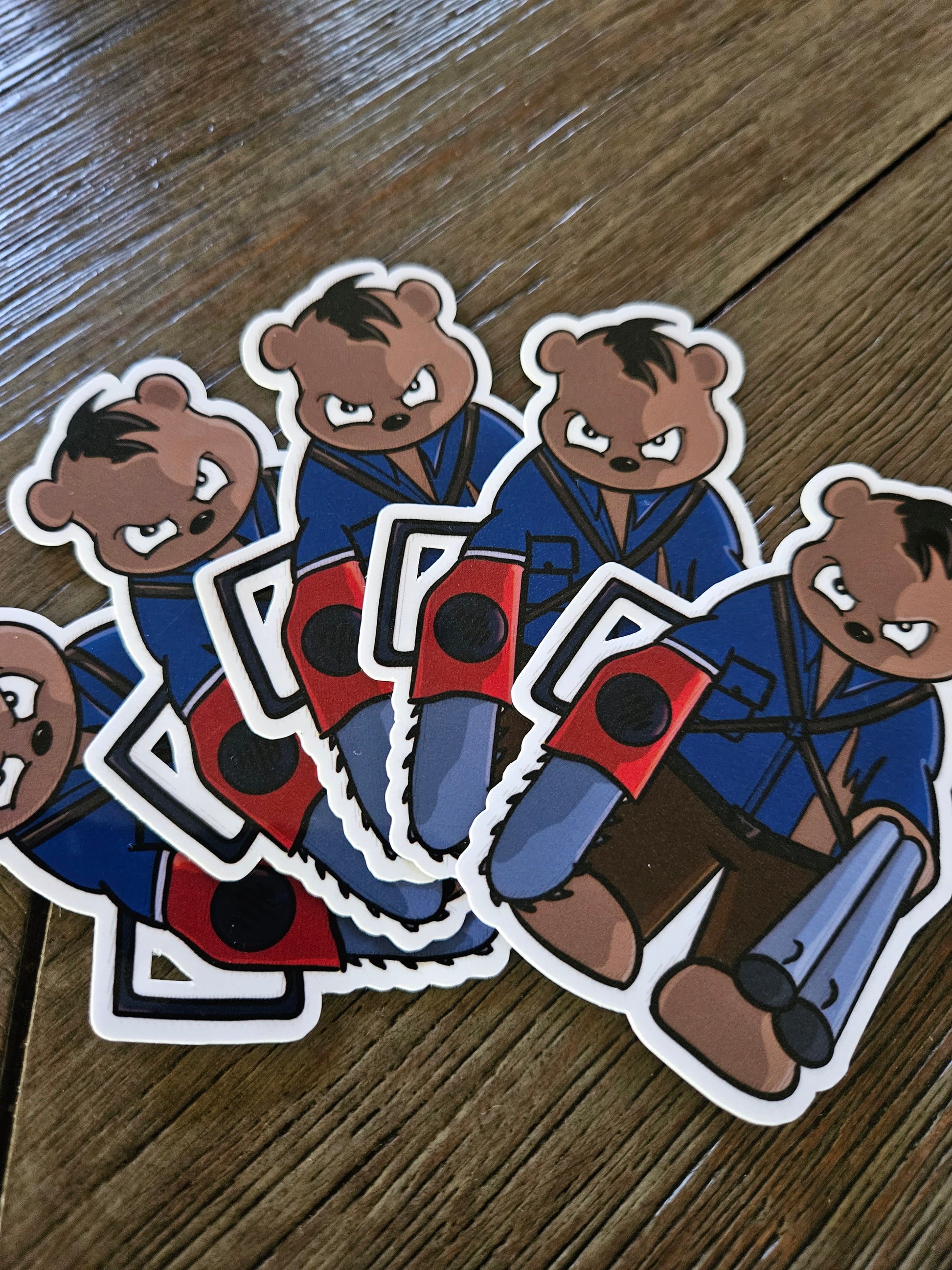 Ash Bear sticker - Benjamin Wallace Books
