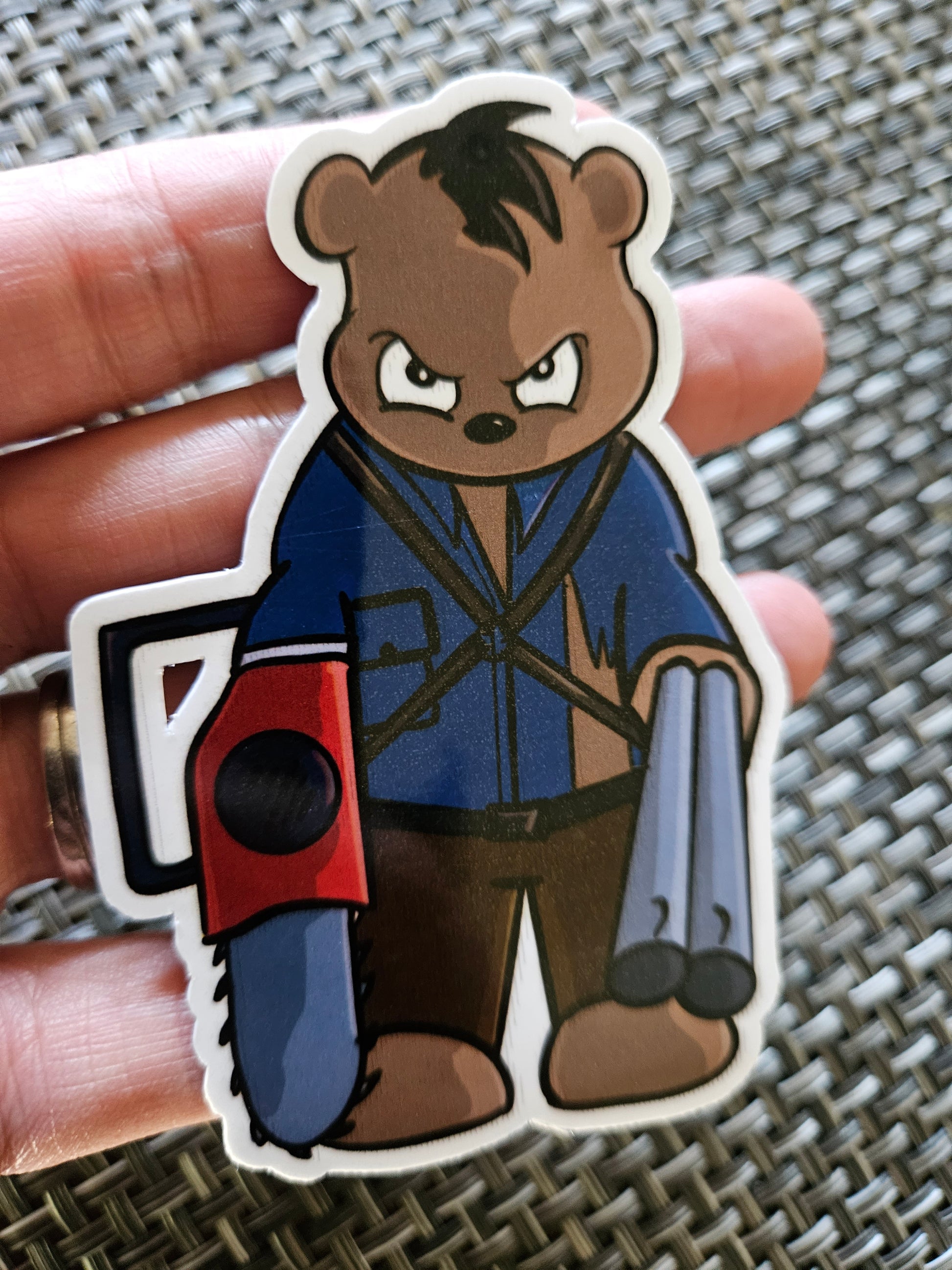 Ash Bear sticker - Benjamin Wallace Books