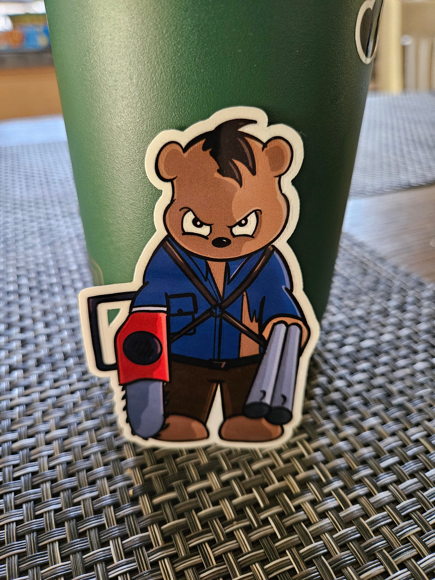 Ash Bear sticker - Benjamin Wallace Books
