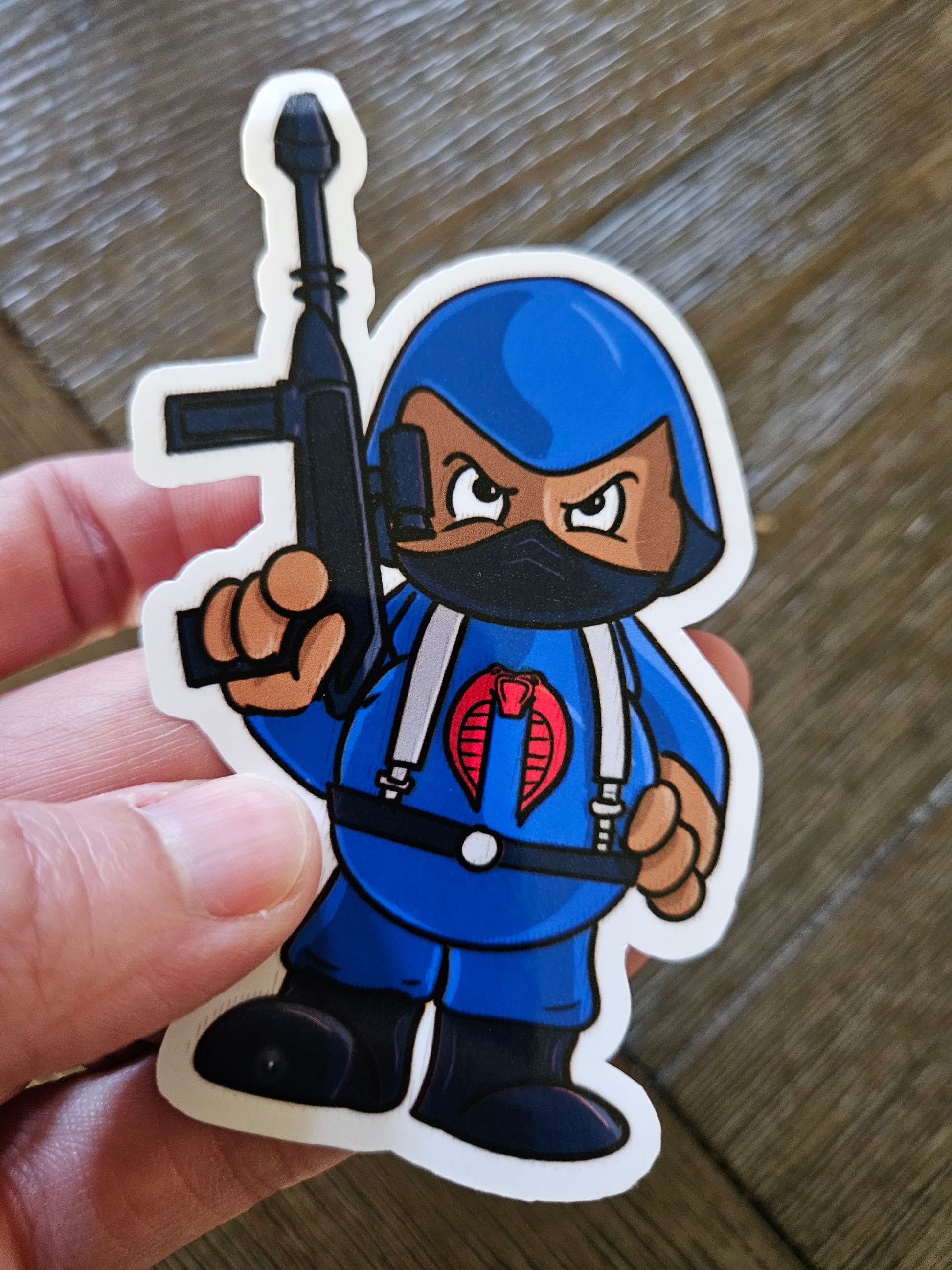 Trooper Bear Sticker - Benjamin Wallace Books