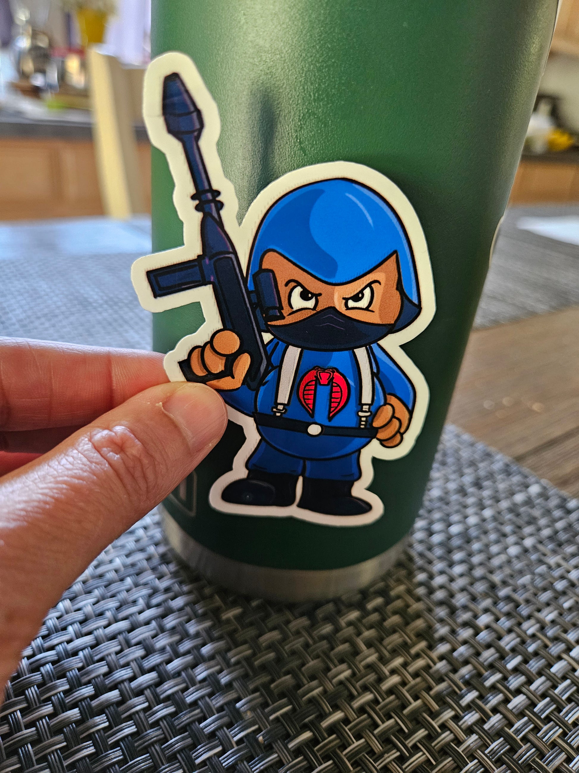 Trooper Bear Sticker - Benjamin Wallace Books