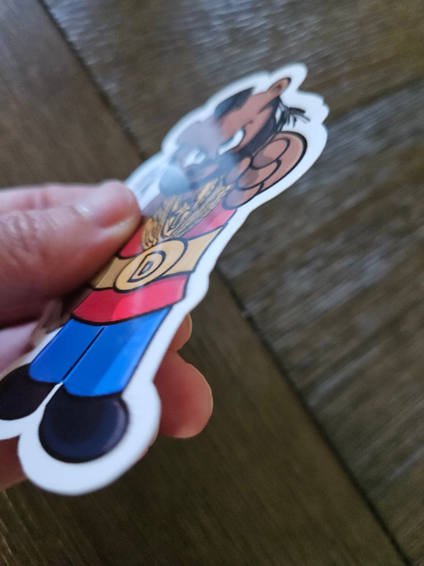 BA Bearacus sticker - Benjamin Wallace Books