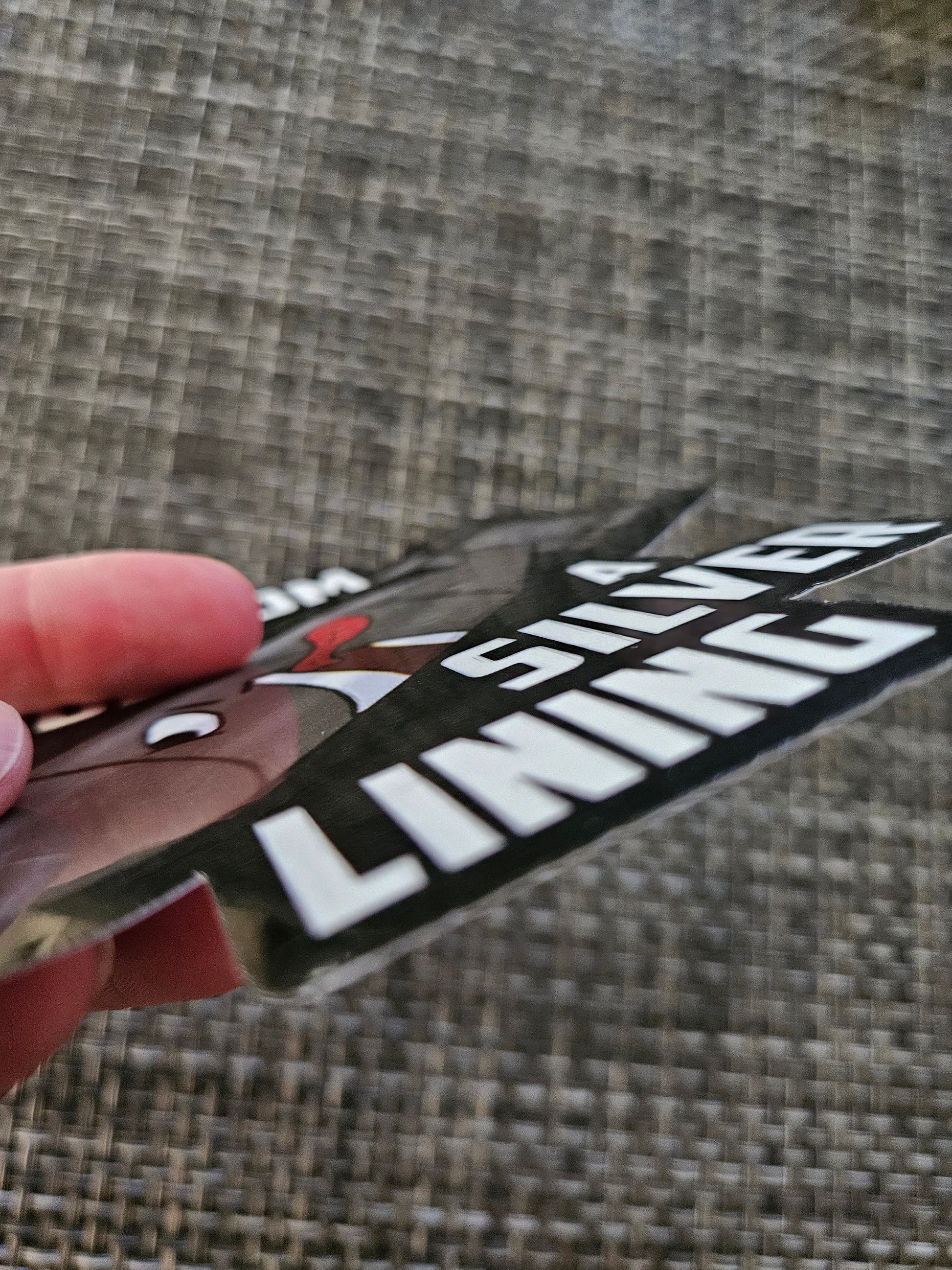 JUMBO Even a Mushroom Cloud Has a Silver Lining Bomb sticker - Benjamin Wallace Books