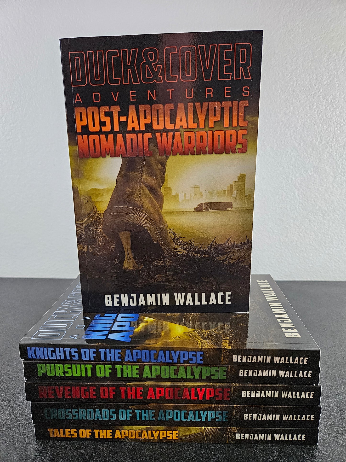Post-Apocalyptic Nomadic Warriors: Duck & Cover Adventures Book 1 (Signed Paperback) - Benjamin Wallace Books