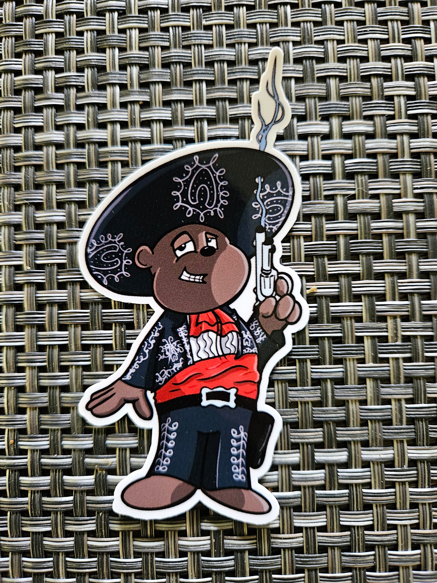 Amigo Bear sticker - Benjamin Wallace Books