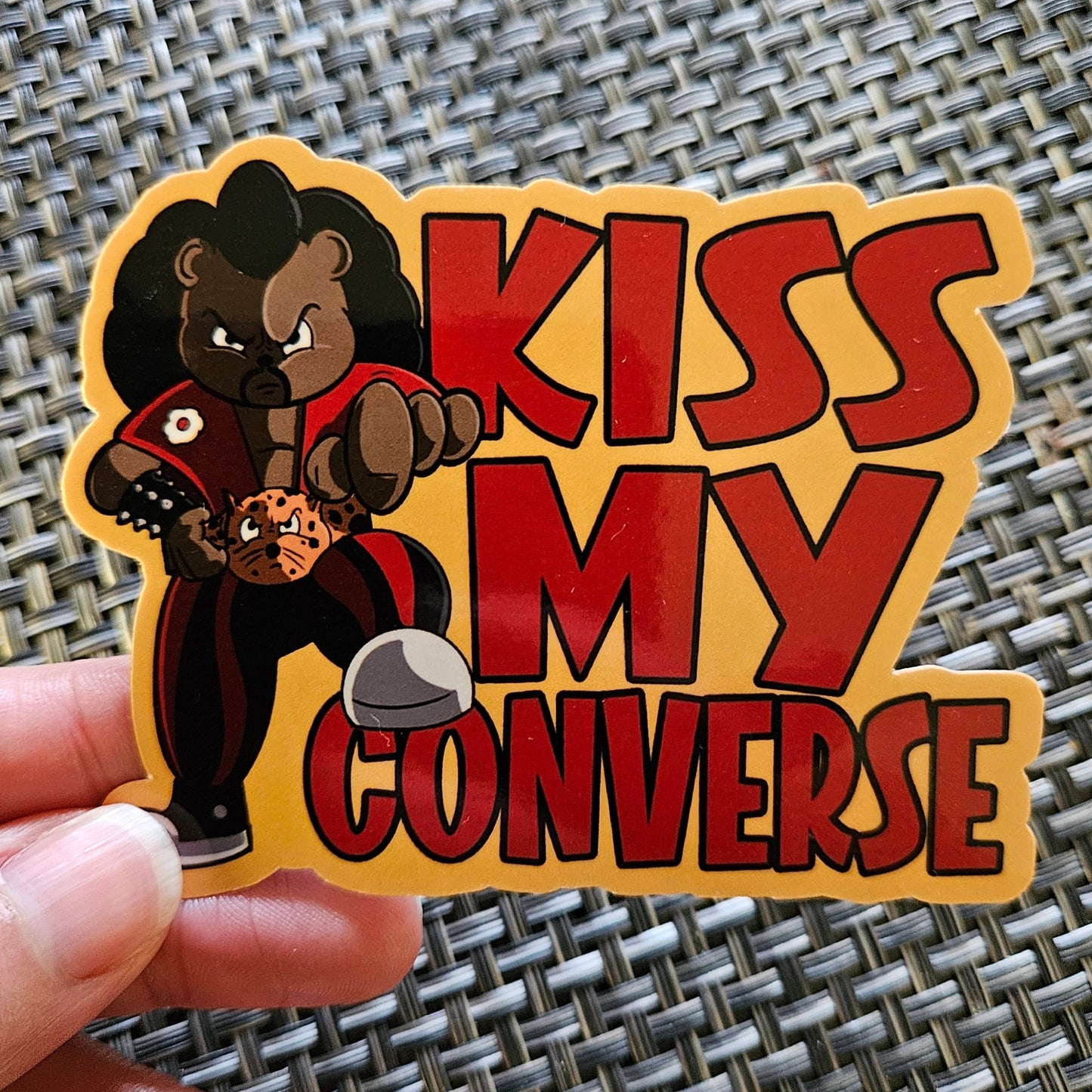 Shogun Bear sticker - Benjamin Wallace Books