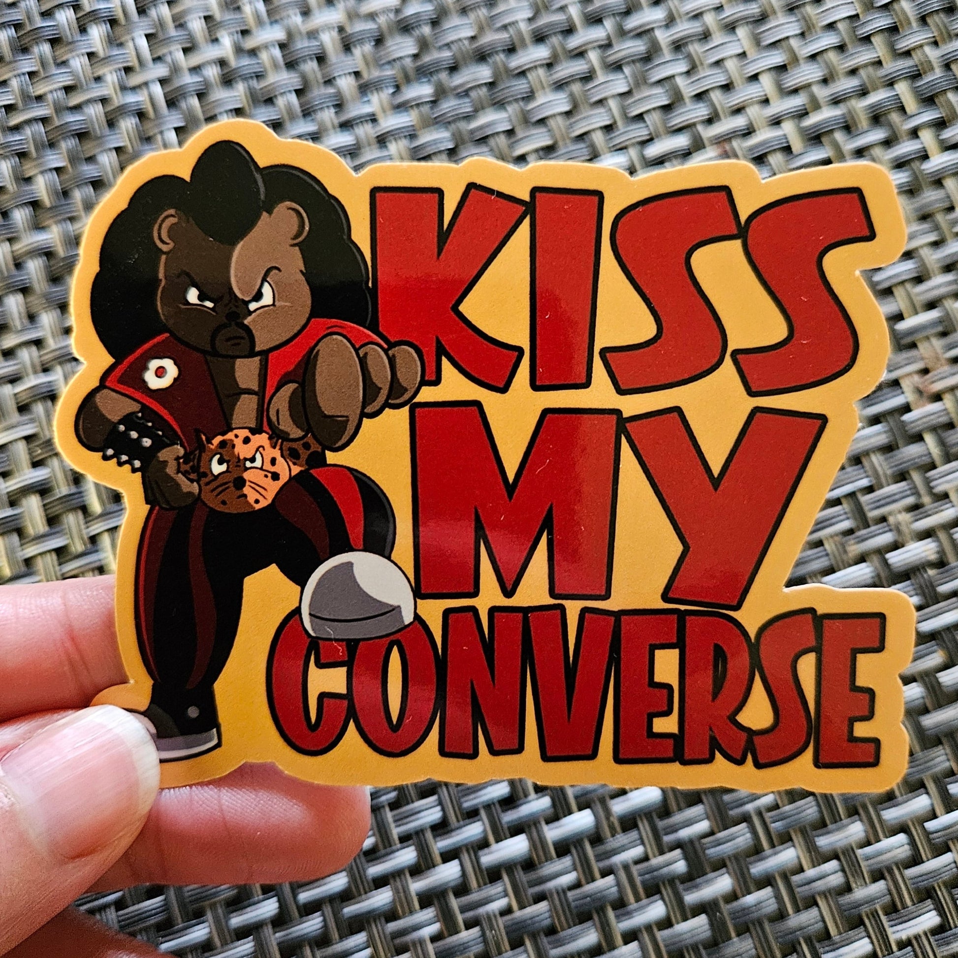 Shogun Bear sticker - Benjamin Wallace Books