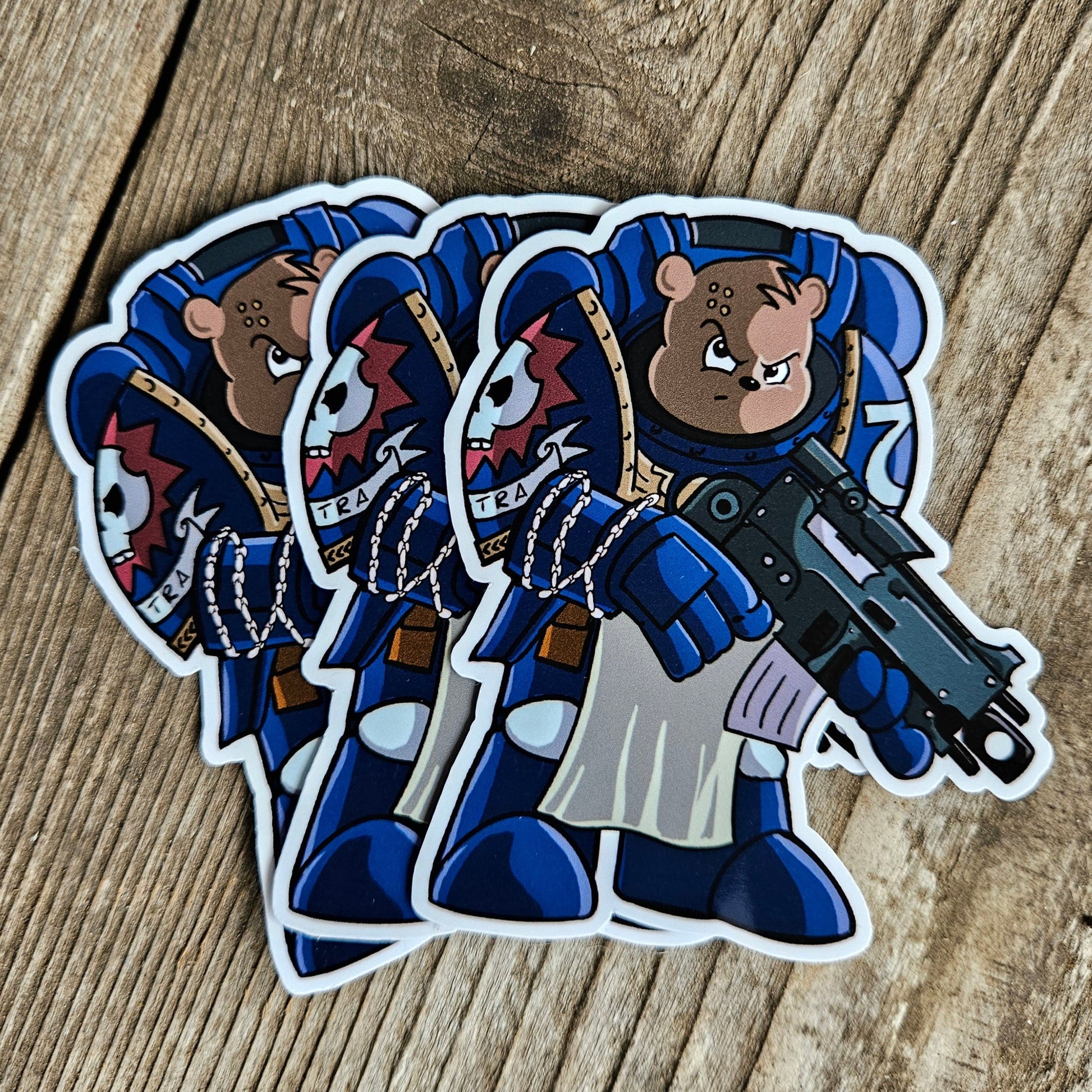 Bearhammer sticker - Benjamin Wallace Books
