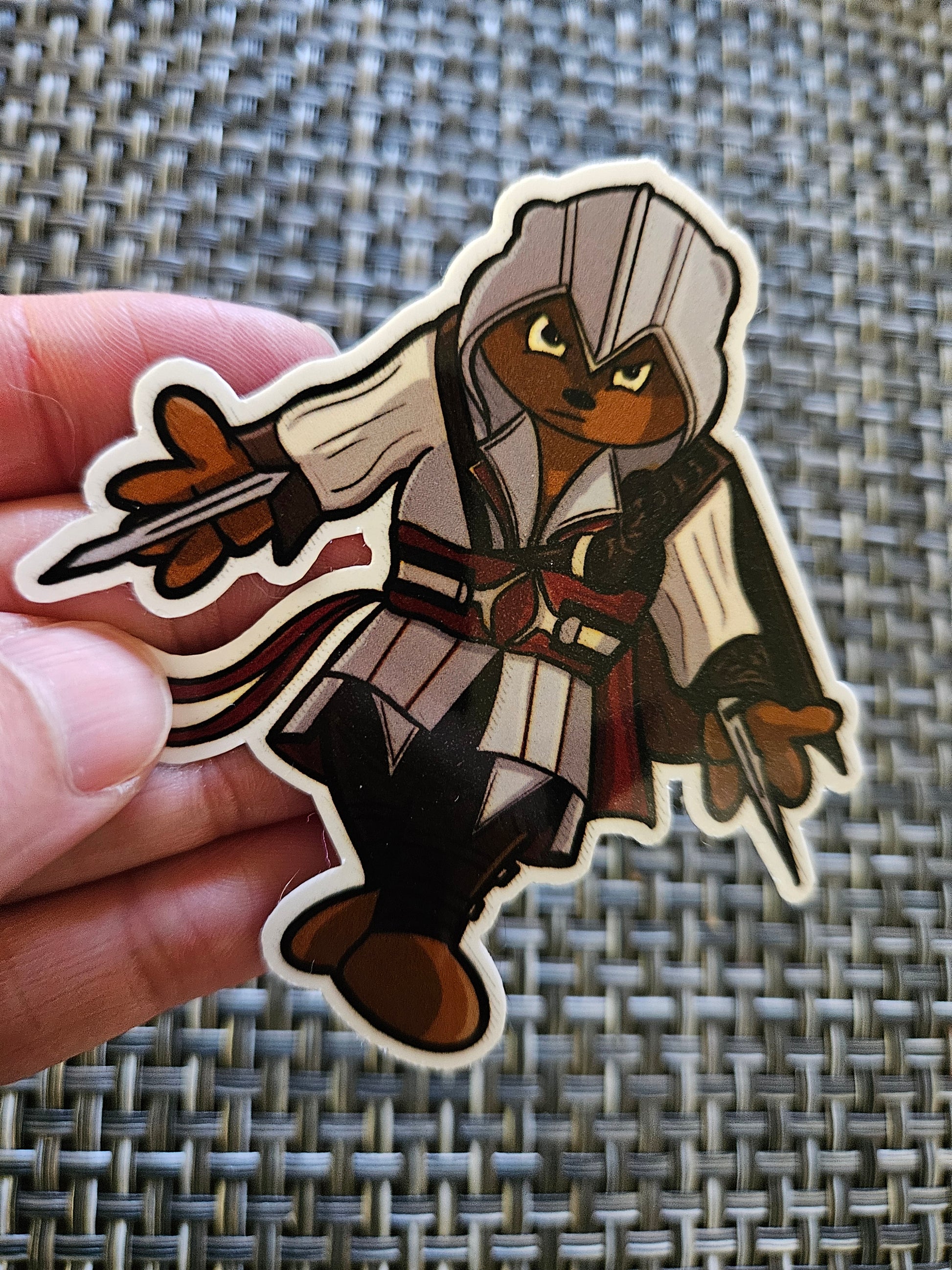 Assassin Bear sticker - Benjamin Wallace Books