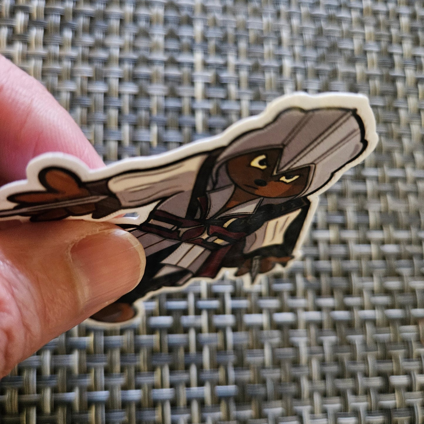Assassin Bear sticker - Benjamin Wallace Books