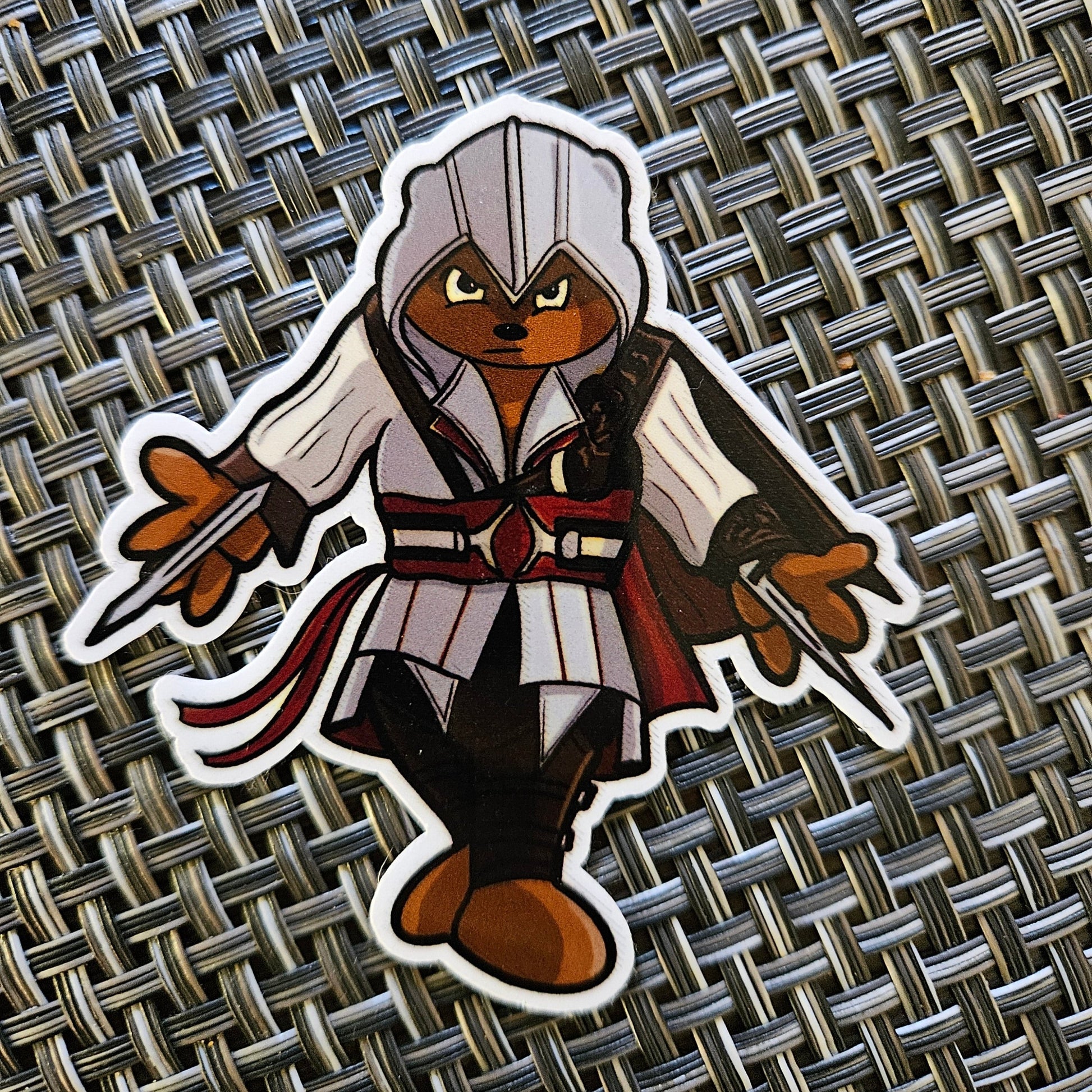 Assassin Bear sticker - Benjamin Wallace Books