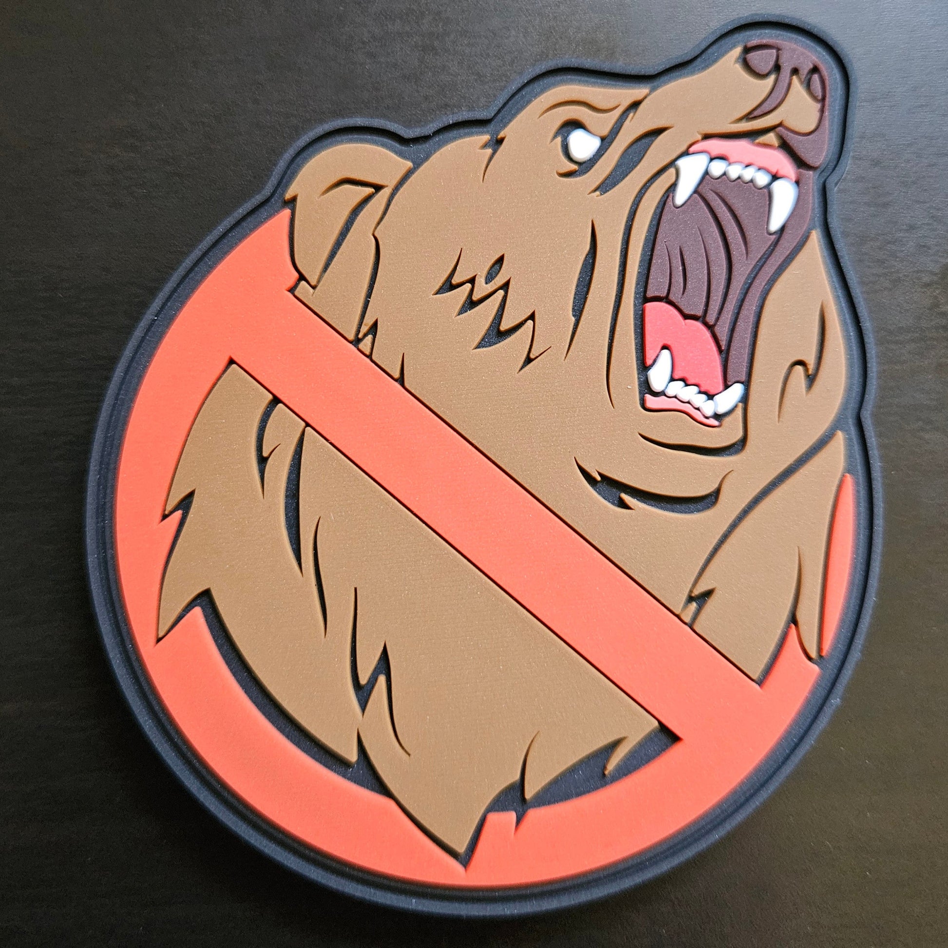 No Bears Morale Patch (PVC) - Benjamin Wallace Books