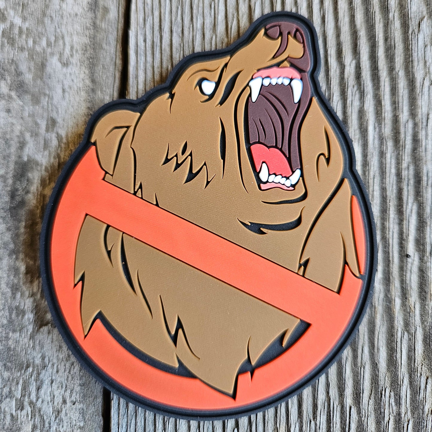 No Bears Morale Patch (PVC) - Benjamin Wallace Books