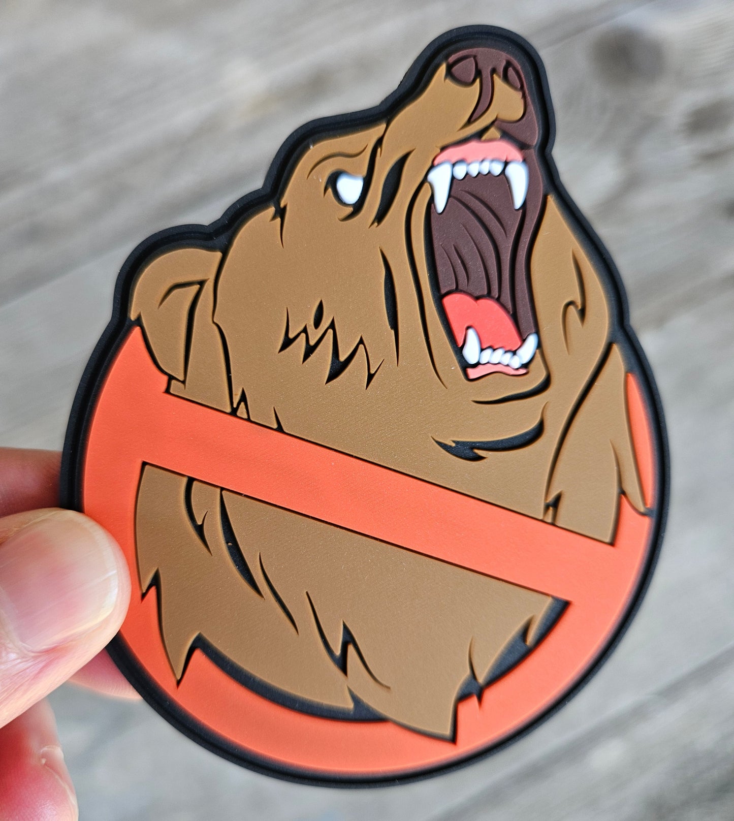 No Bears Morale Patch (PVC) - Benjamin Wallace Books