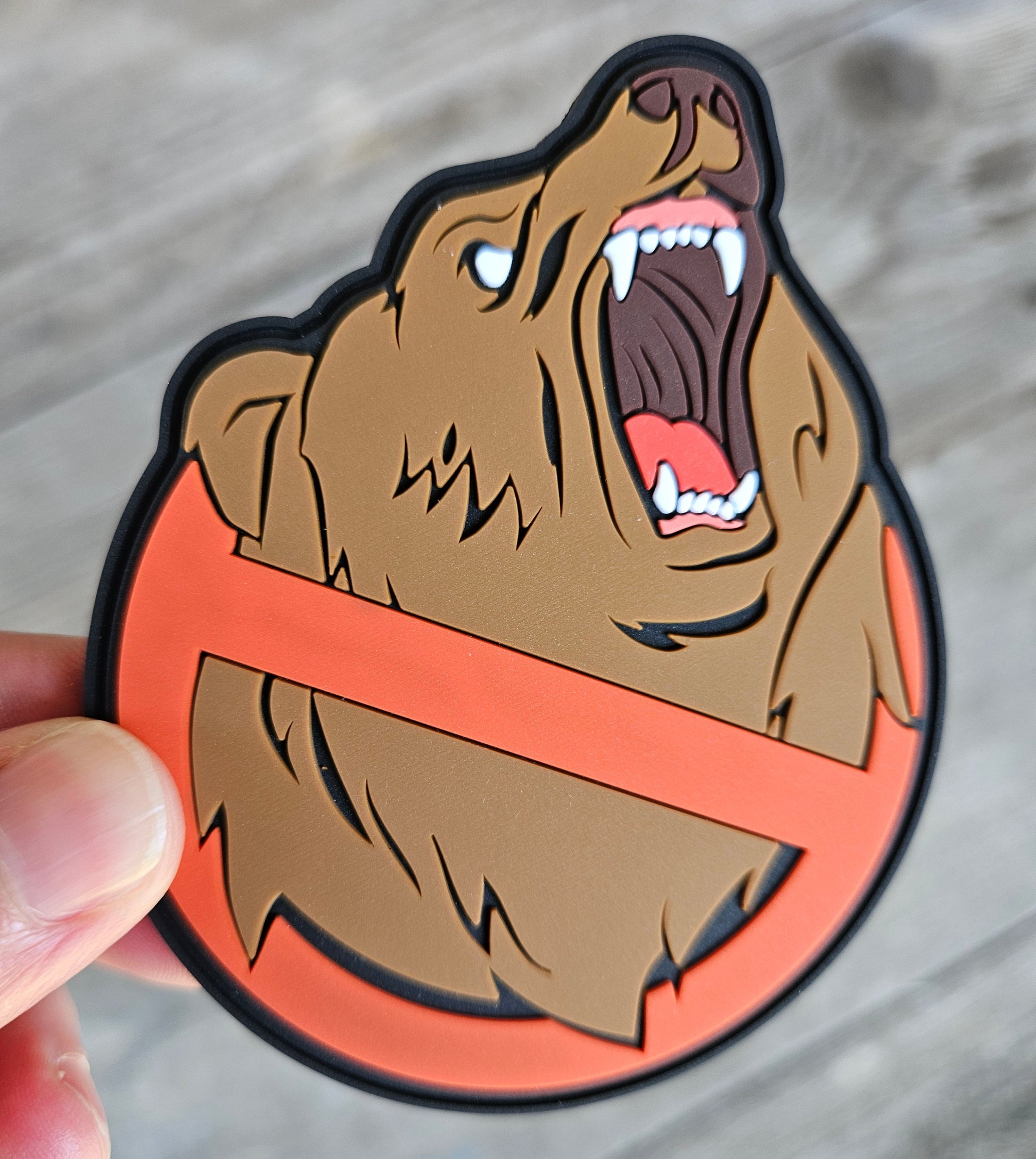 No Bears Morale Patch (PVC) - Benjamin Wallace Books