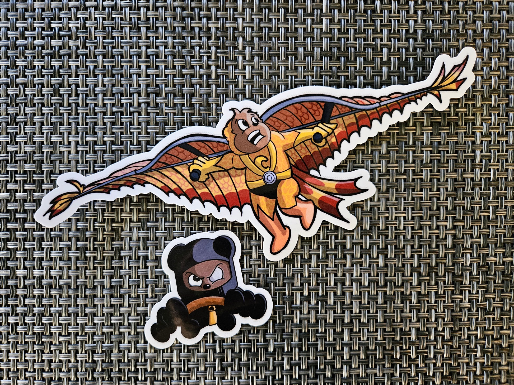 Condorbear and Bearovich sticker set - Benjamin Wallace Books