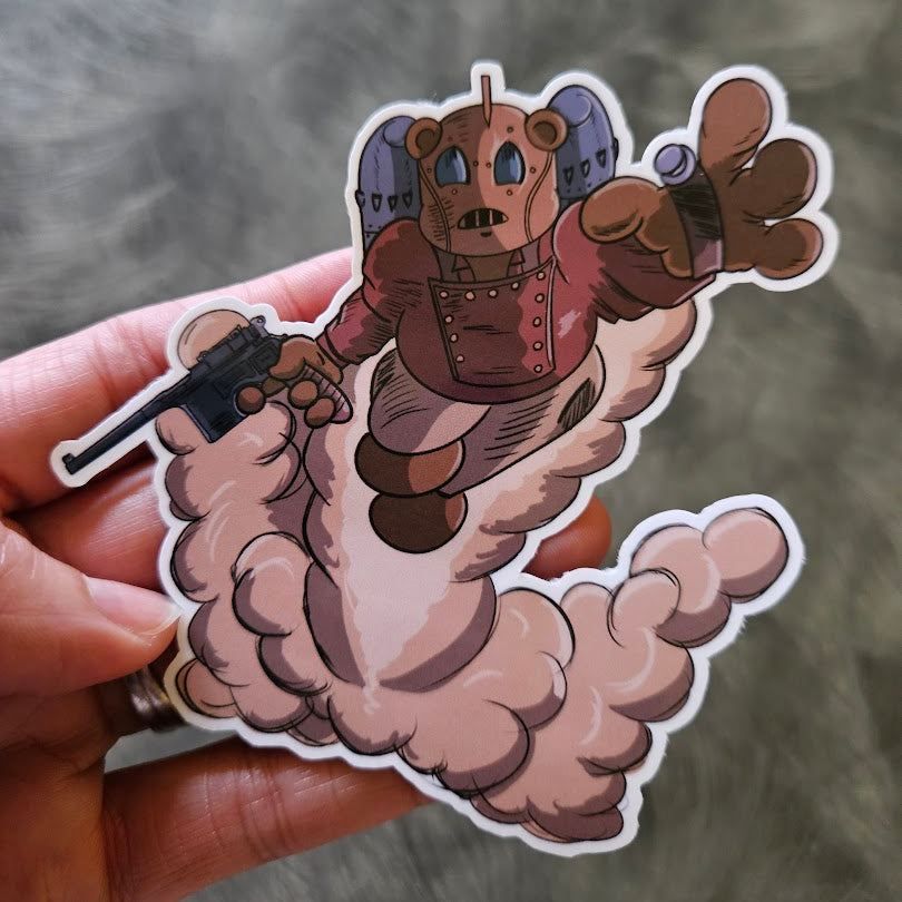 Rockebear sticker - Benjamin Wallace Books