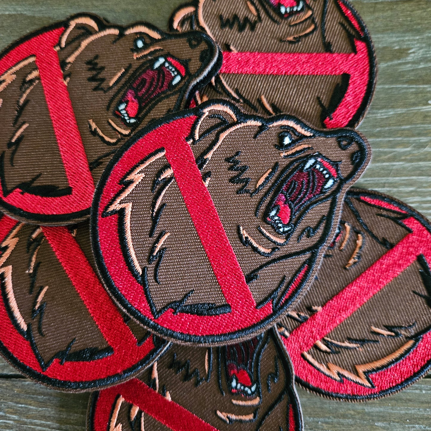 No Bears Morale Patch (Embroidered) - Benjamin Wallace Books