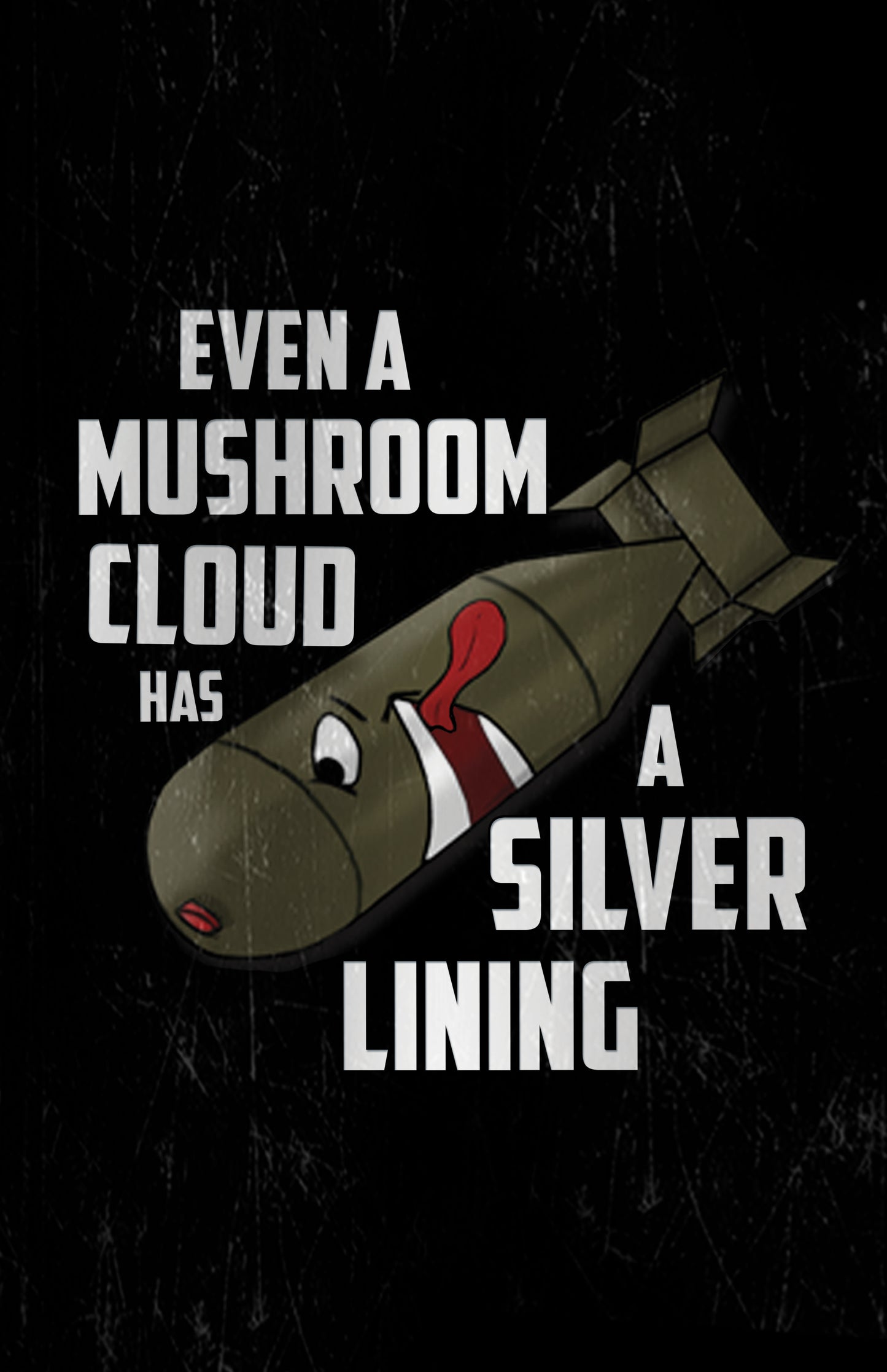 Even a Mushroom Cloud Has a Silver Lining 11x17 Print - Benjamin Wallace Books