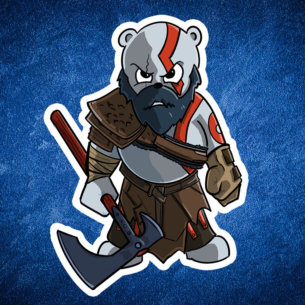 Bear of War sticker - Benjamin Wallace Books