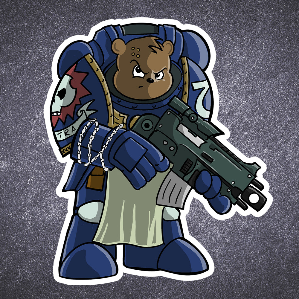 Bearhammer sticker - Benjamin Wallace Books
