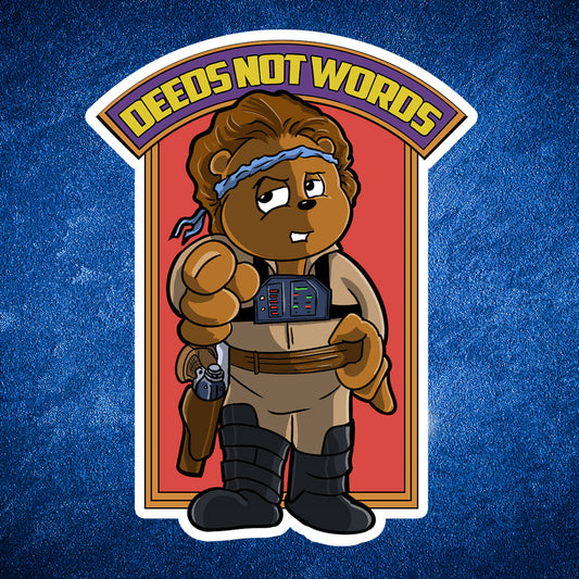 Mega Bear sticker - Benjamin Wallace Books
