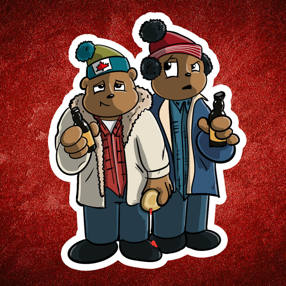 The Hosers sticker - Benjamin Wallace Books