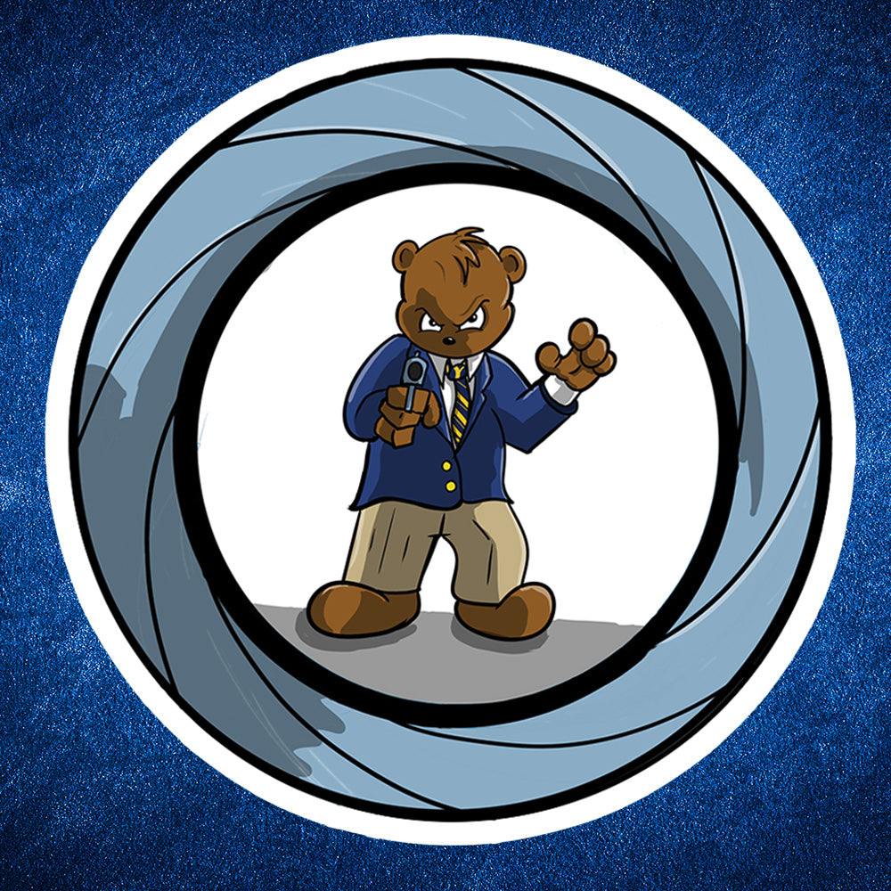 00Bear sticker - Benjamin Wallace Books