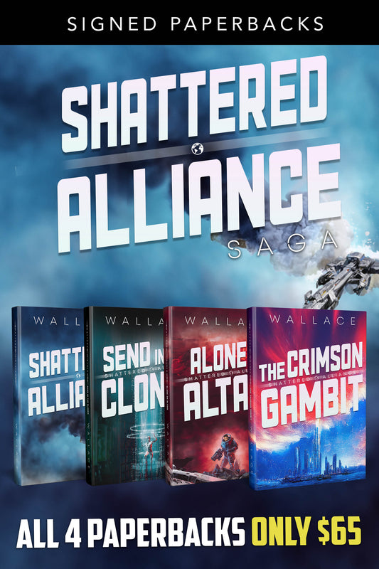Shattered Alliance Saga - Books 1-4 (Signed Paperbacks)