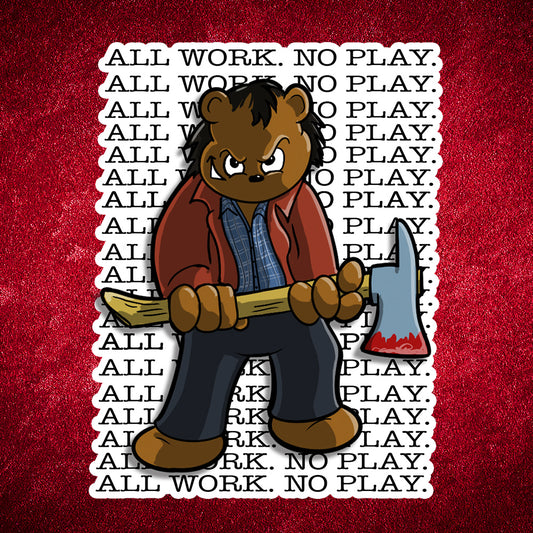 Winter Beartaker sticker - Benjamin Wallace Books