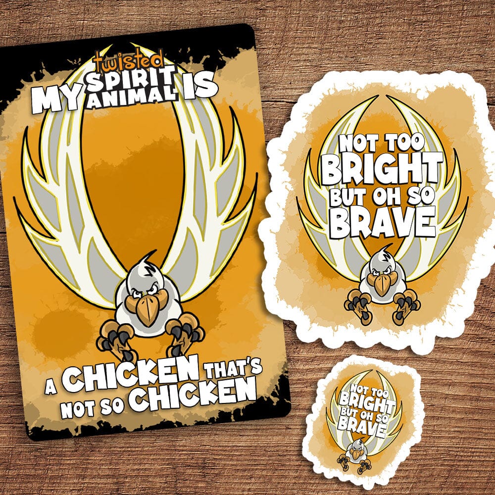 A Chicken that's not so Chicken sticker pack DangerBearIndustries