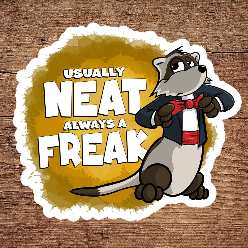 A Fastidious Ferret sticker pack sticker DangerBearIndustries
