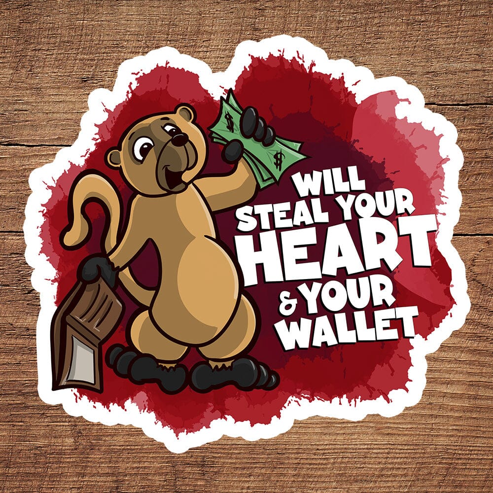 A Kleptomaniac Kinkajou sticker pack sticker DangerBearIndustries
