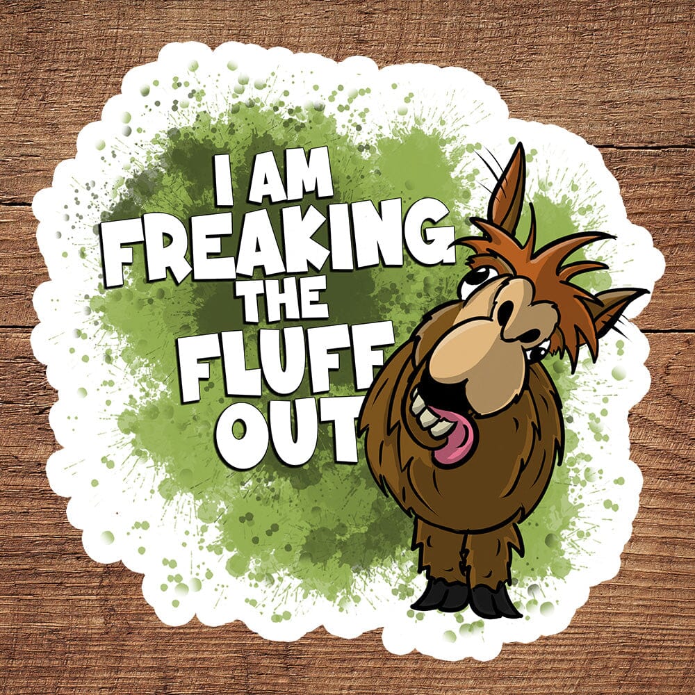 A Whacked-Out Alpaca sticker pack sticker DangerBearIndustries
