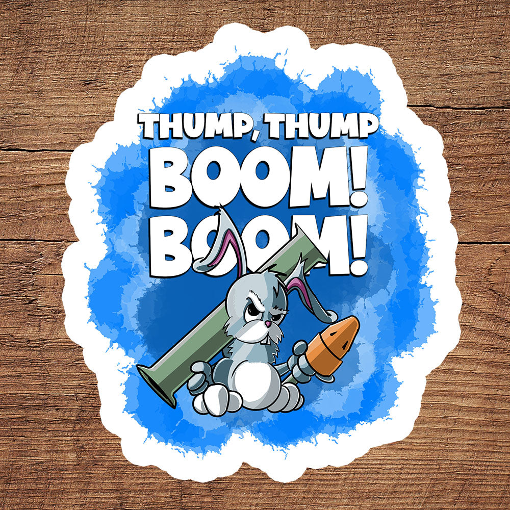 Bunny with a Bazooka sticker pack DangerBearIndustries