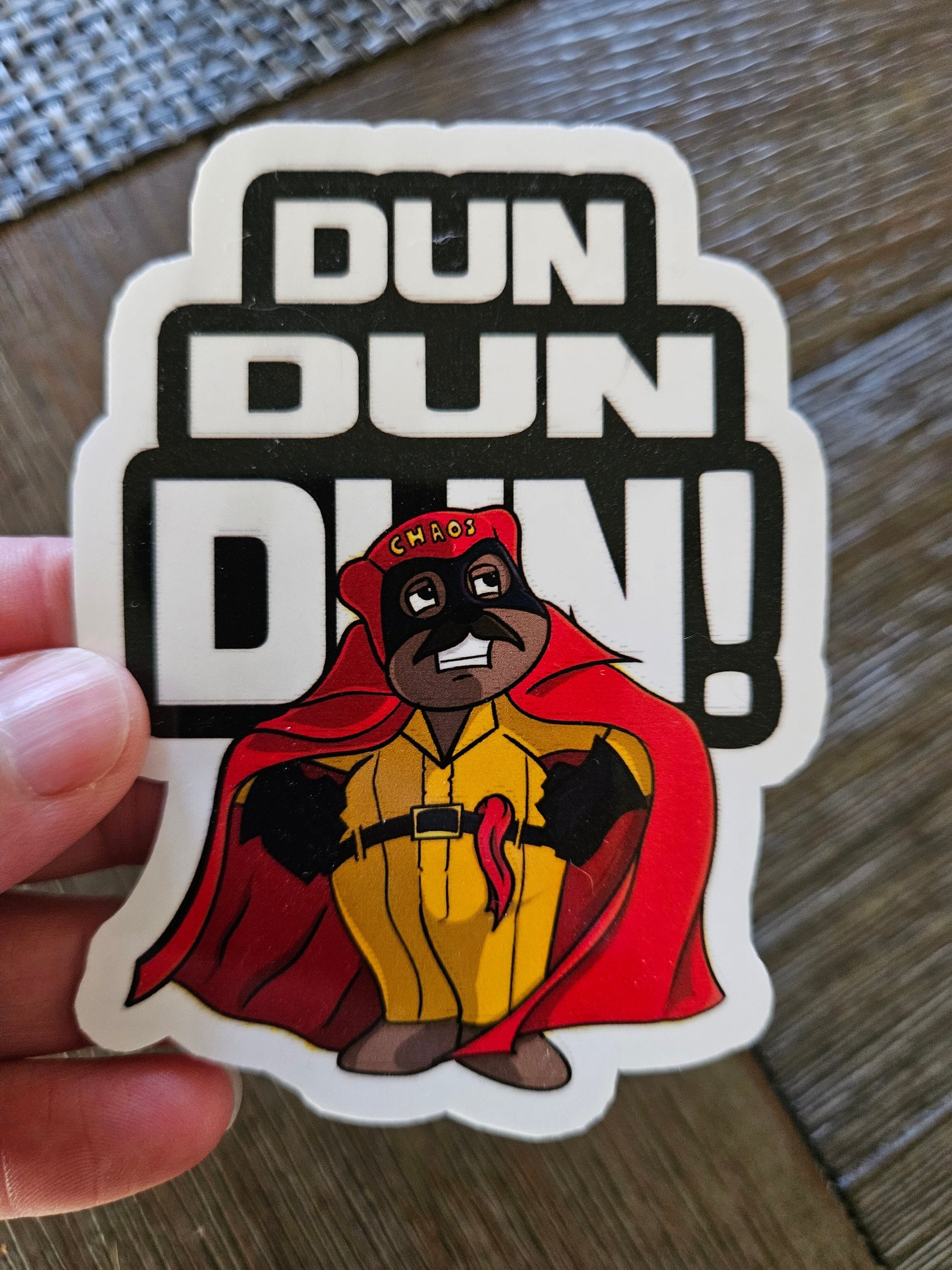 Chaos Bear sticker sticker DangerBearIndustries