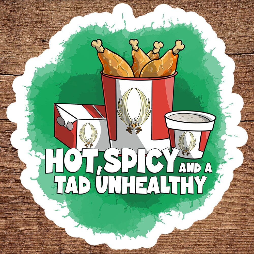 Chicken with Biscuits and a side of Gravy sticker pack DangerBearIndustries