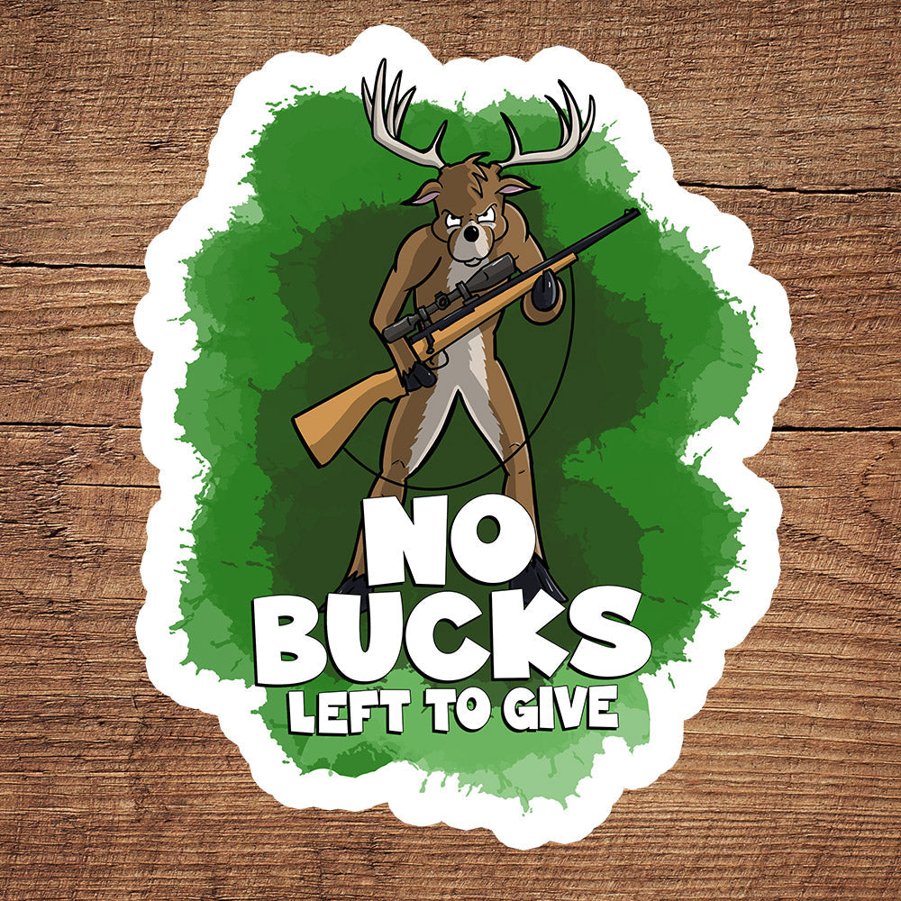 Deer with a High-Powered Rifle sticker pack DangerBearIndustries