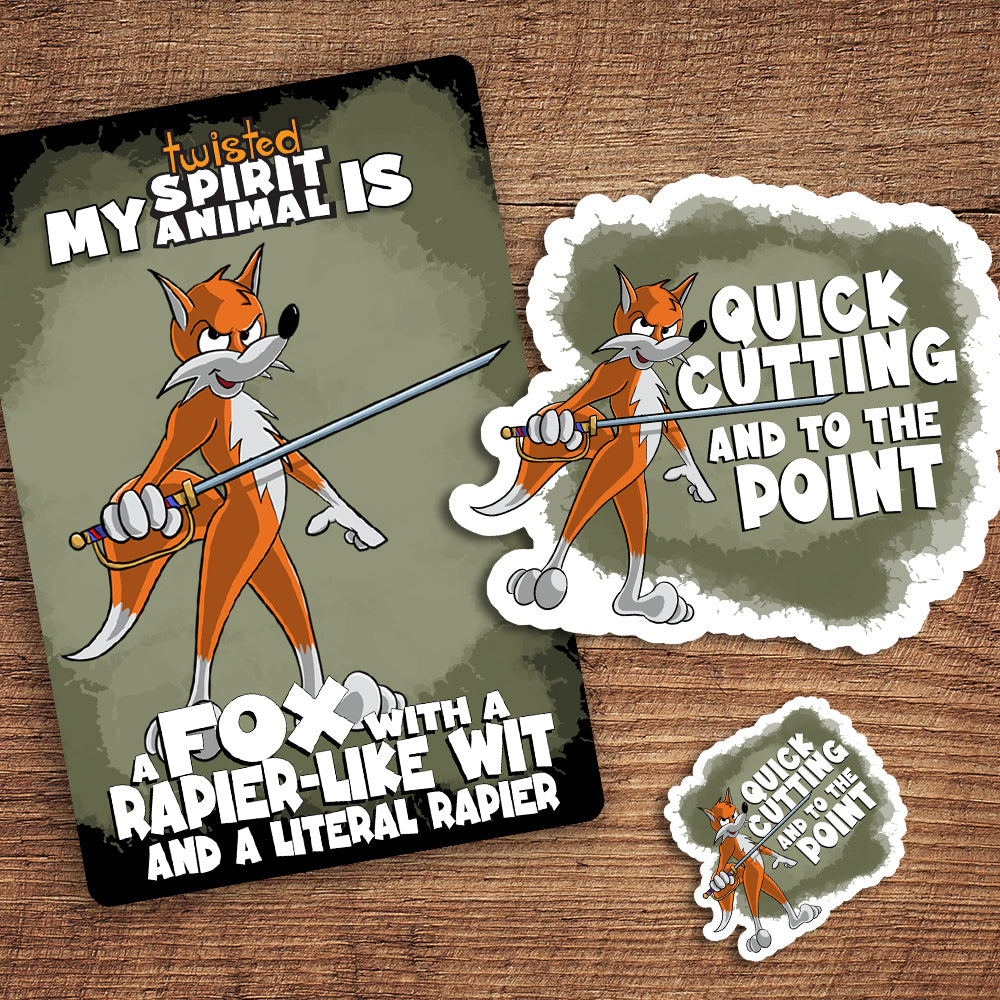 Fox sticker pack DangerBearIndustries