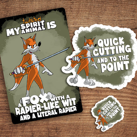 Fox sticker pack DangerBearIndustries