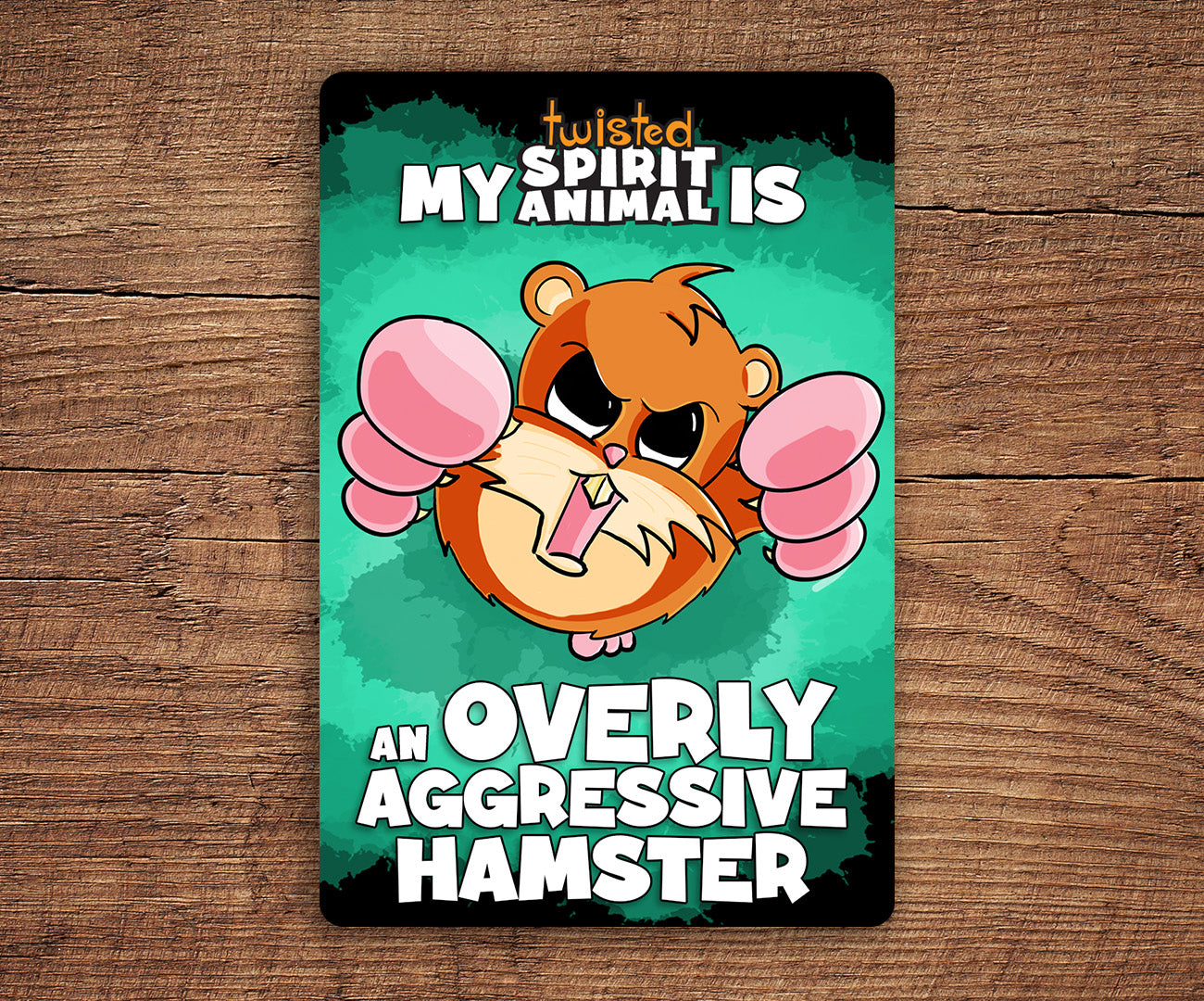 Overly Aggressive Hamster sticker pack DangerBearIndustries