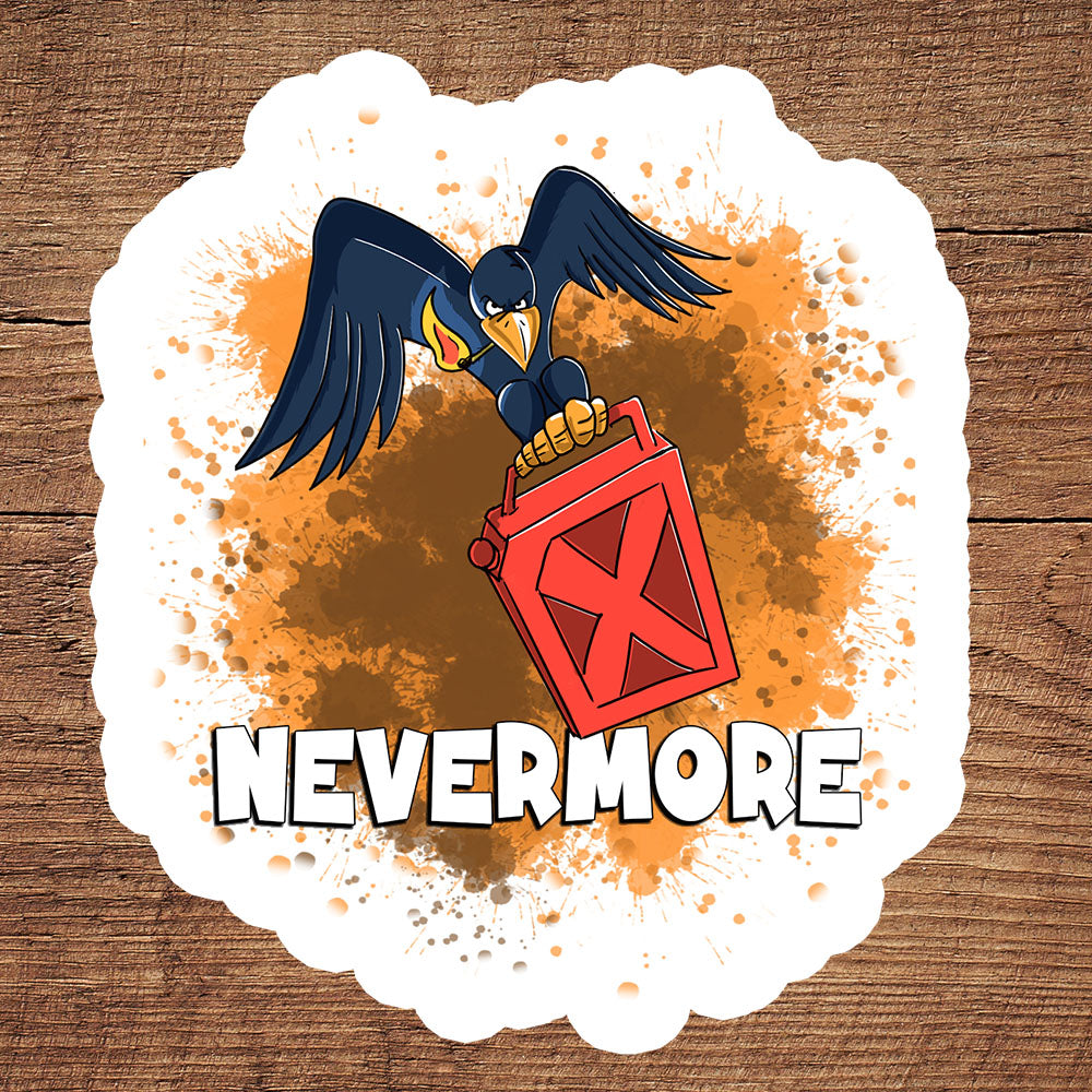 Raven with an Arson Kit sticker pack DangerBearIndustries