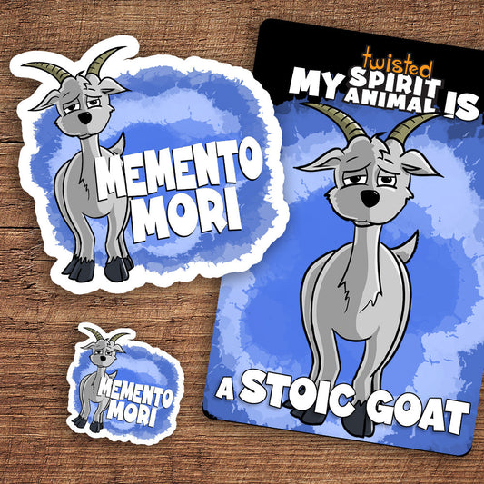 Stoic Goat sticker pack sticker DangerBearIndustries