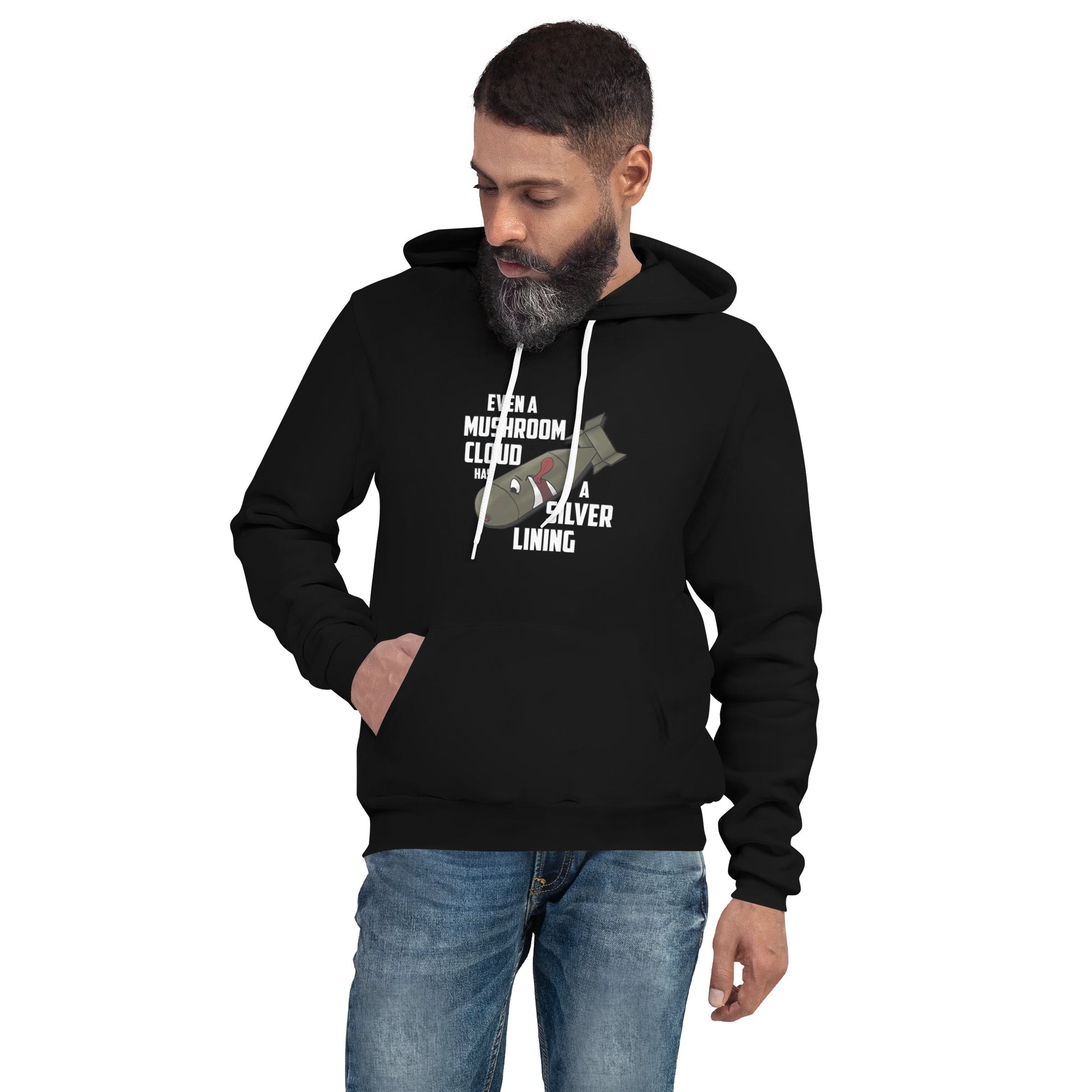 Even a Mushroom Cloud Has a Silver Lining Unisex hoodie - Benjamin Wallace Books