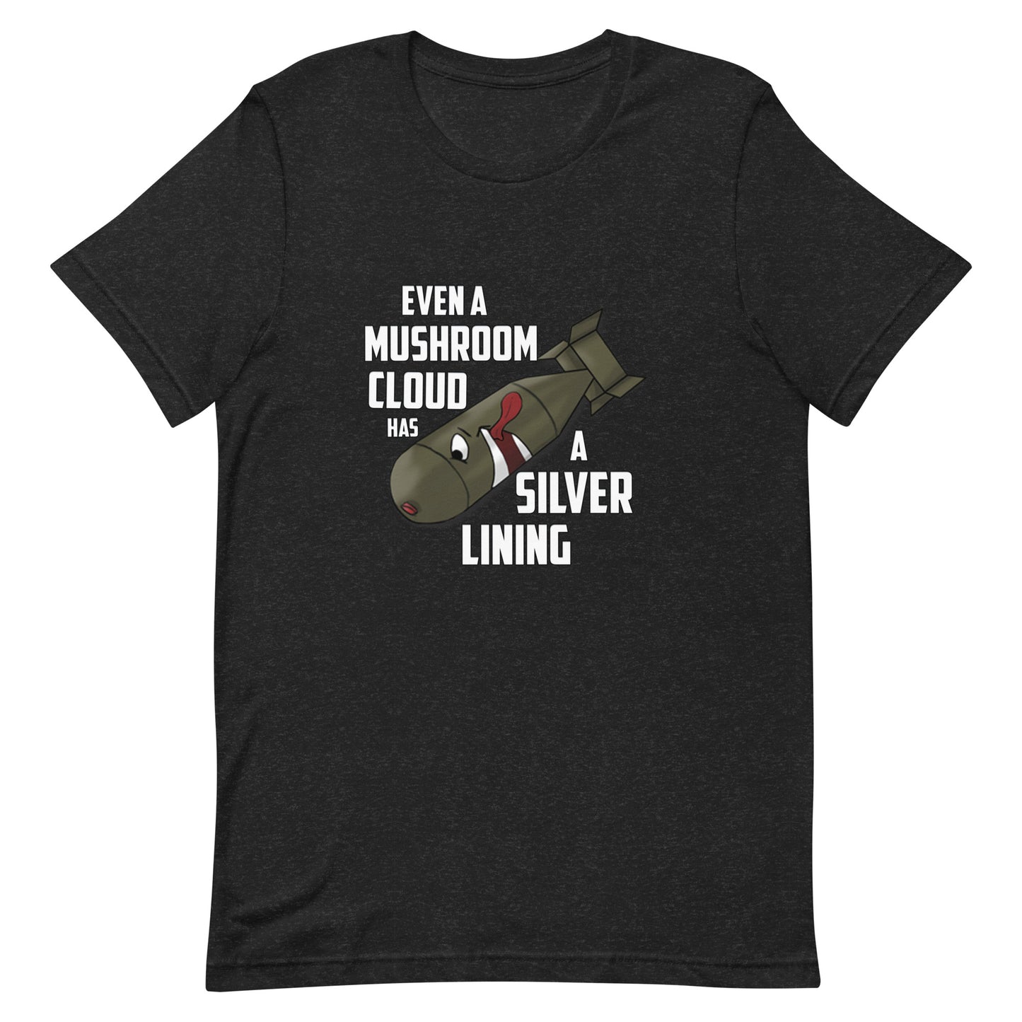 Even a Mushroom Cloud Has a Silver Lining Unisex t-shirt - Benjamin Wallace Books