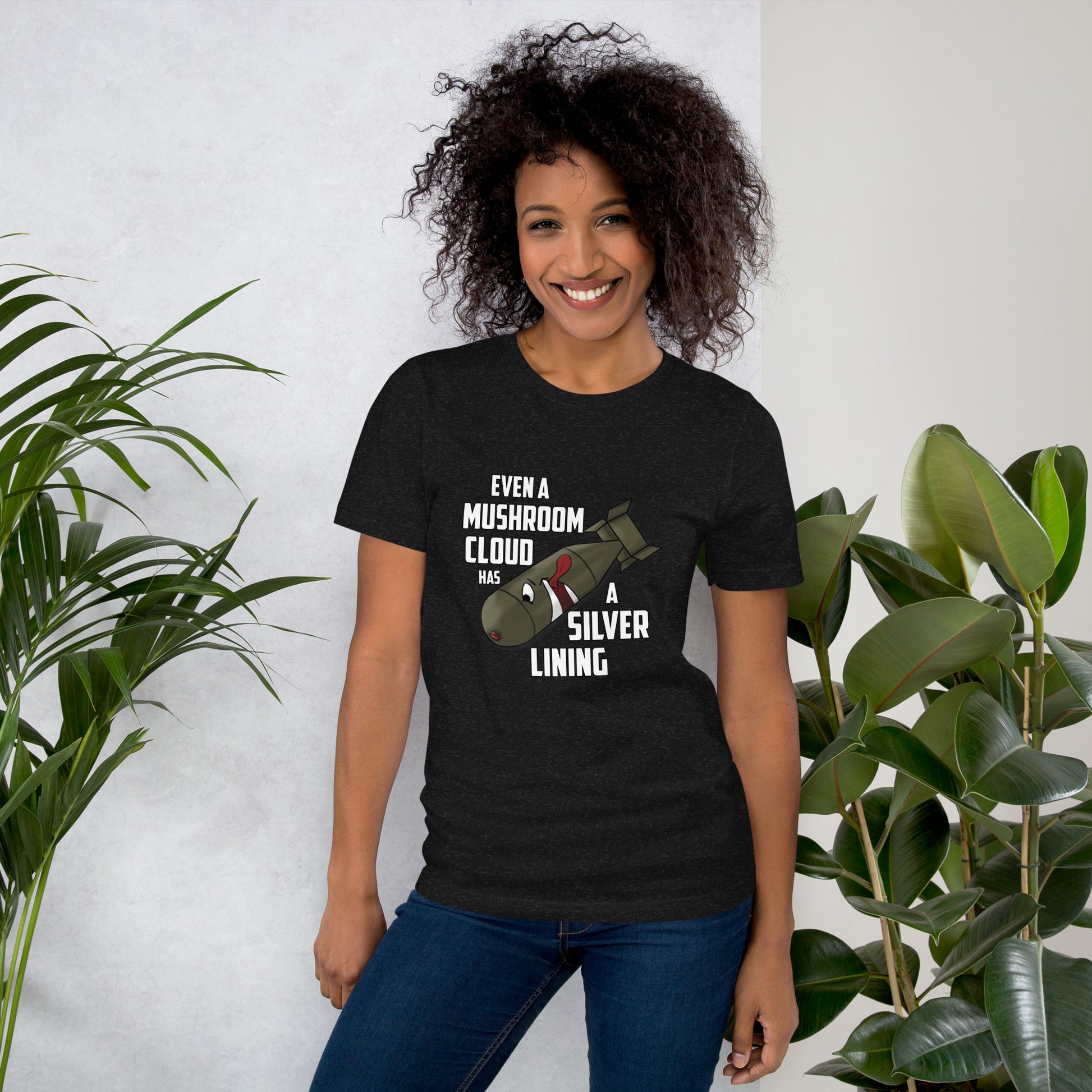 Even a Mushroom Cloud Has a Silver Lining Unisex t-shirt - Benjamin Wallace Books