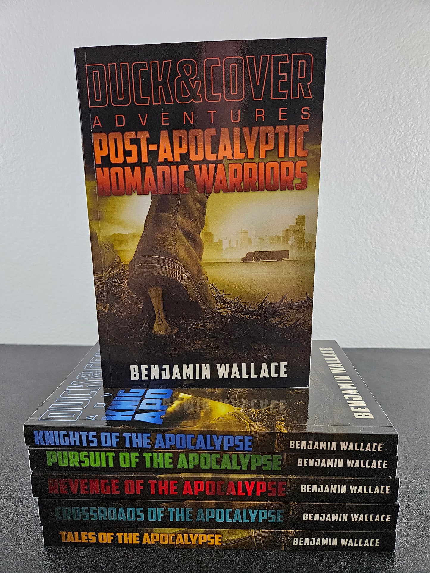 Post-Apocalyptic Nomadic Warriors: Duck & Cover Adventures Book 1 (Signed Paperback)