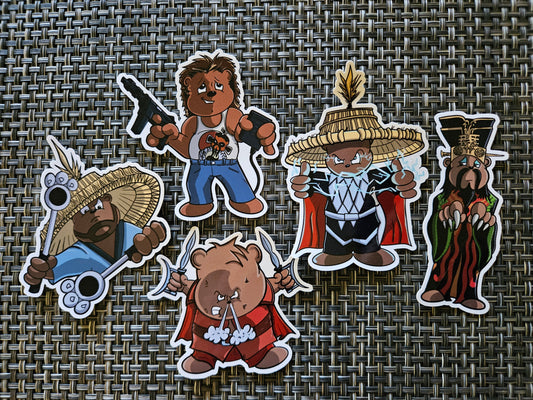 Bear Trouble in Little China sticker pack