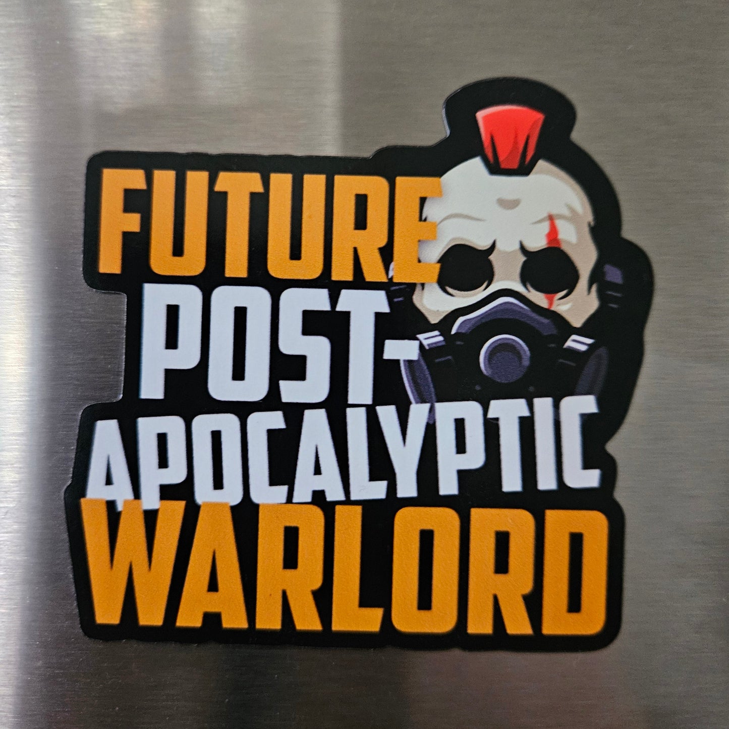 Future Post-Apocalyptic Warlord magnet