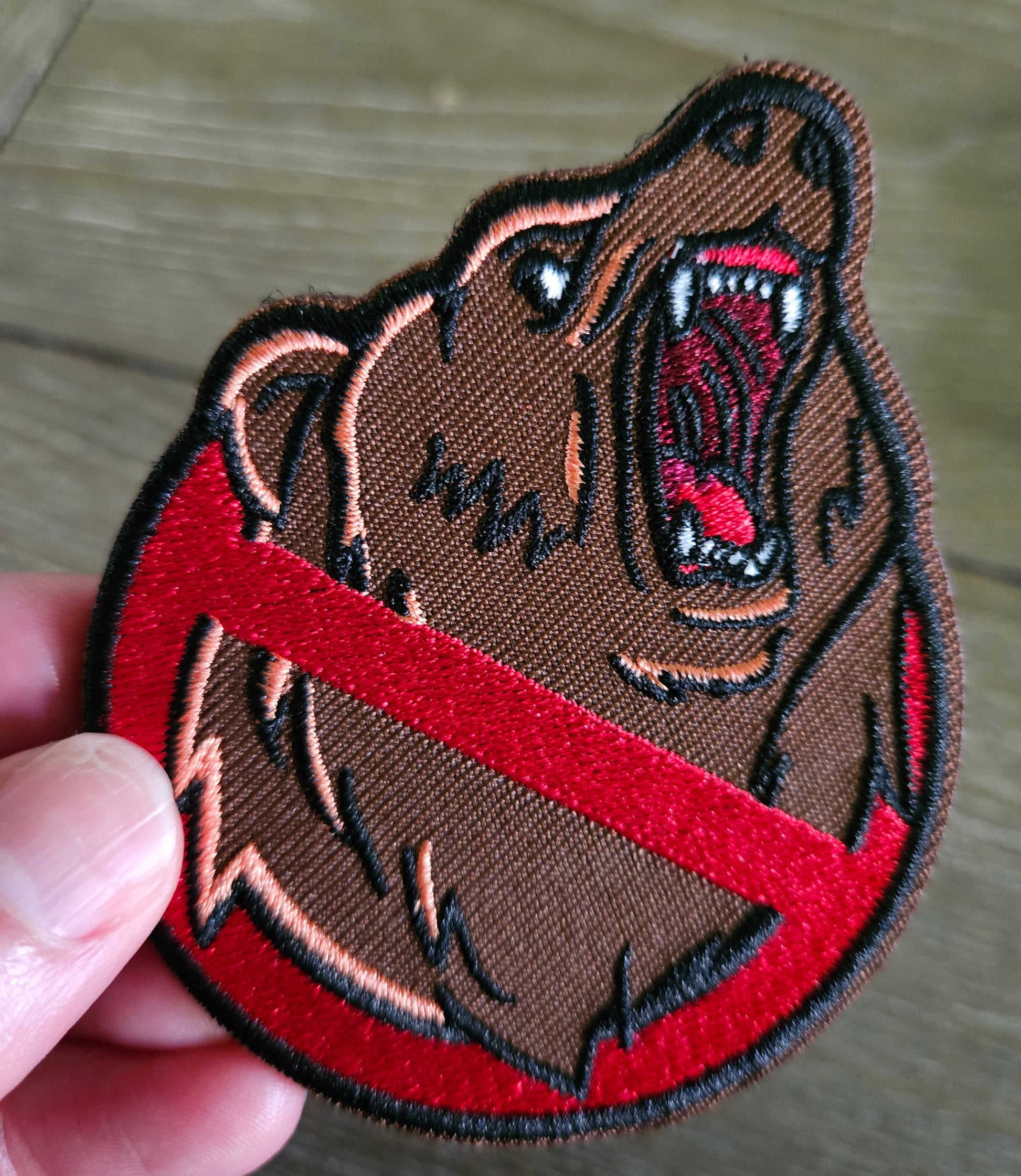 No Bears Morale Patch (Embroidered) - Benjamin Wallace Books
